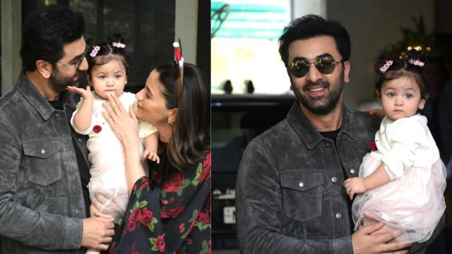 Ranbir Kapoor-alia Bhatt Reveal Daughter Raha’s Face At Kapoor Family 