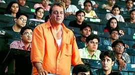 Sanjay Dutt in Munna Bhai MBBS.
