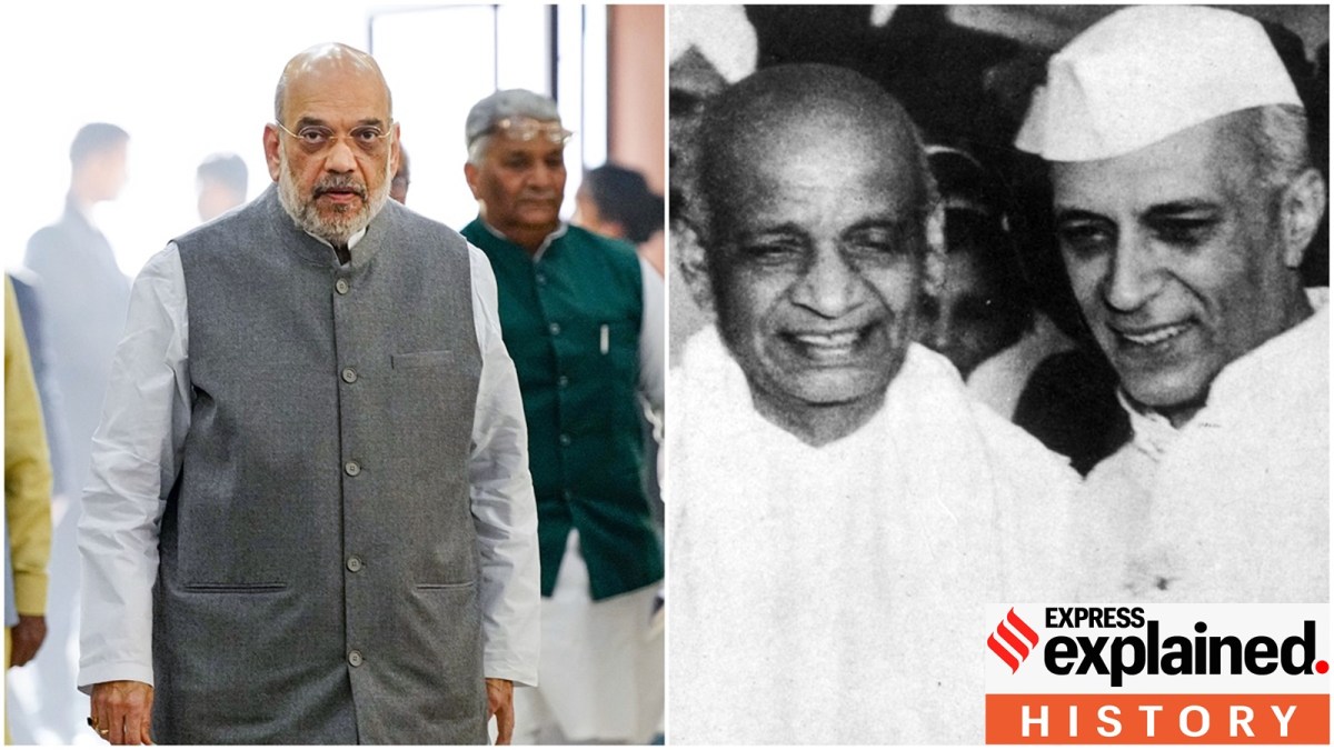 Amit shah, Nehru, Patel