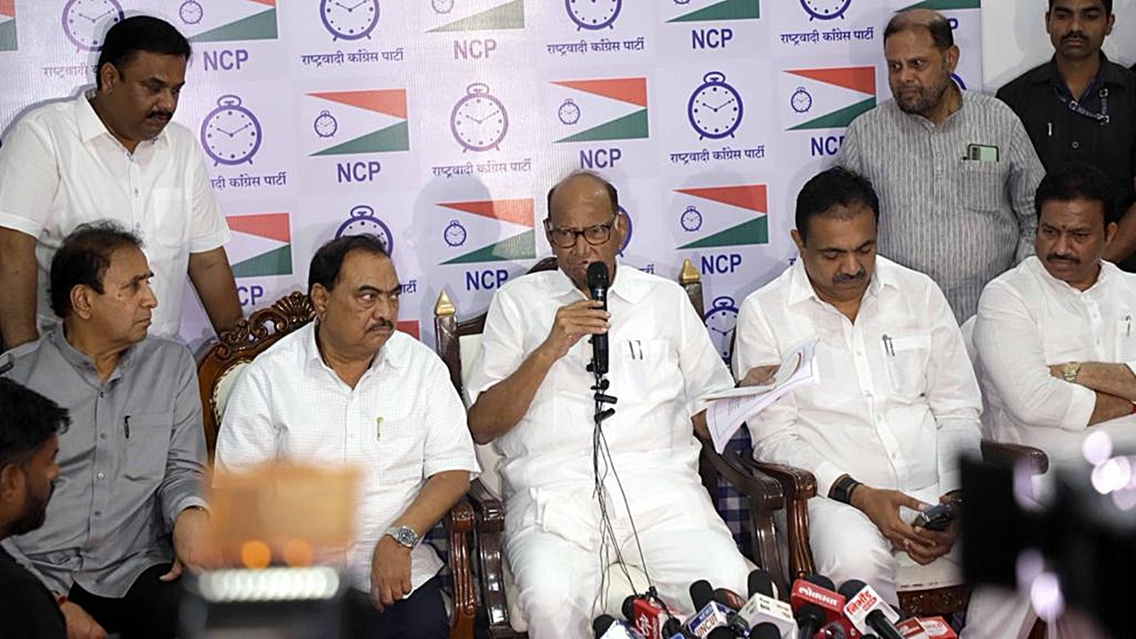 ‘People didn’t vote for us to go with BJP’: Pawar hits back at Ajit, Praful Patel