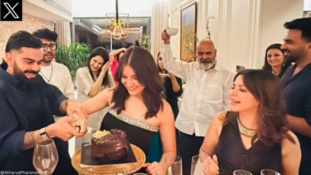 standup comedian's presence at Virat Kohli and Anushka Sharma’s anniversary party