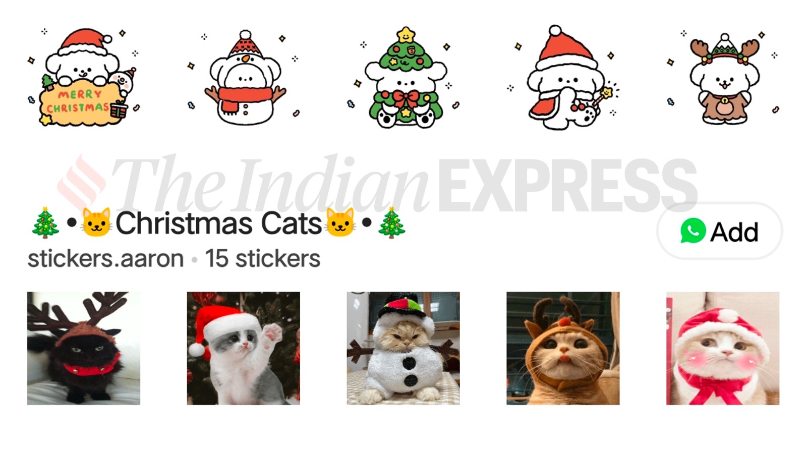 Cute Christmas Stickers Stock Illustration - Download Image Now