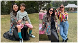 Karisma Kapoor shared pictures from Taimur Ali Khan's 7th birthday party.