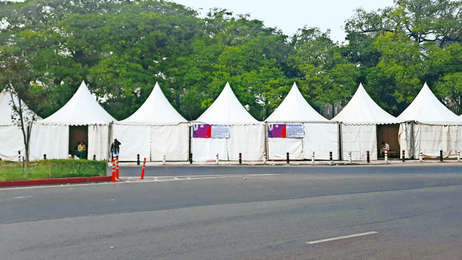 Winter tents for homeless come up across Delhi — month later than usual