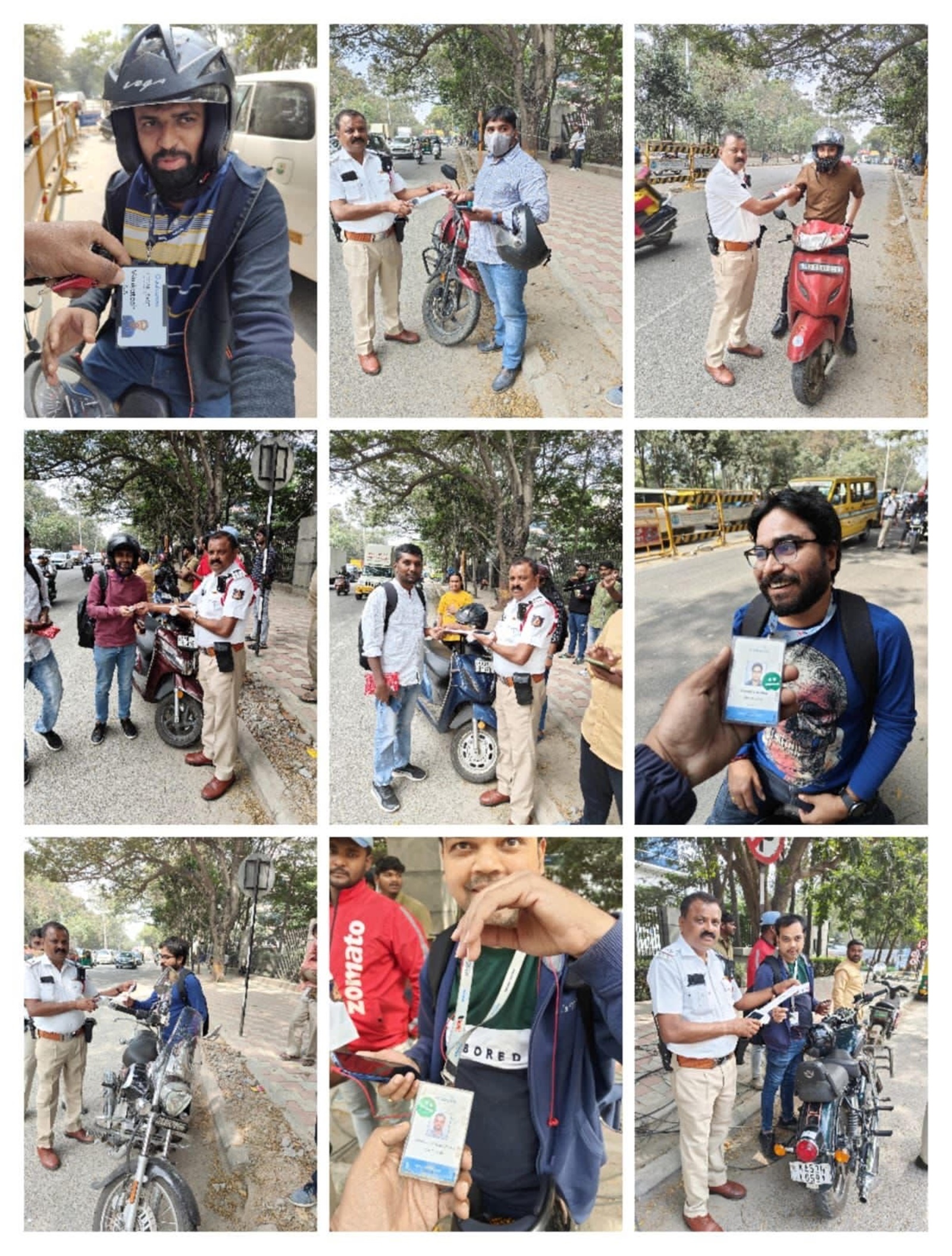 bangalore traffic violation
