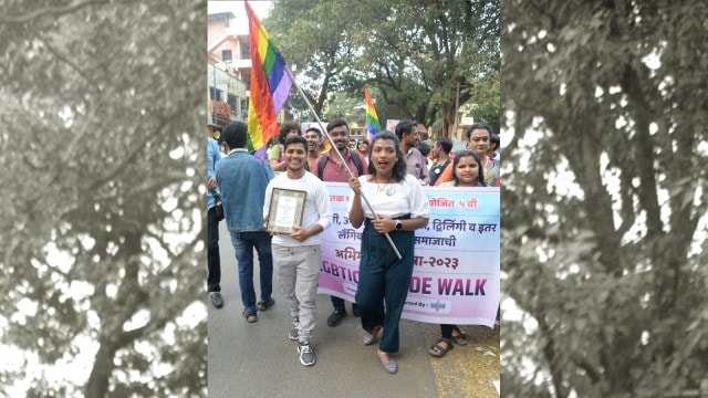 Trans Married Couple ‘marshal’ The Fifth Edition Of Pimpri Chinchwad Pride March Pune News