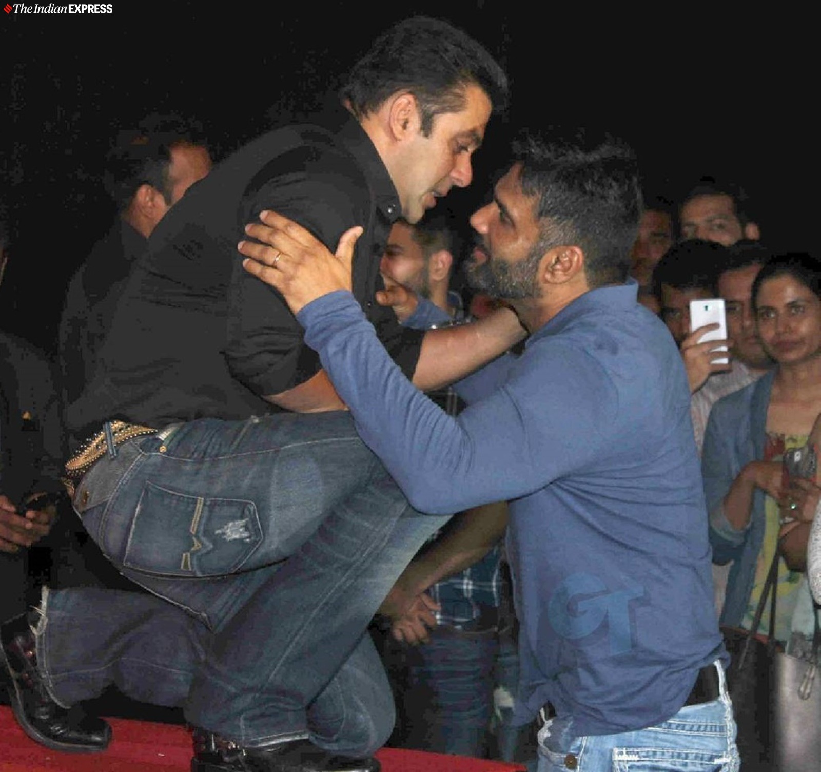Salman Khan and Suniel Shetty