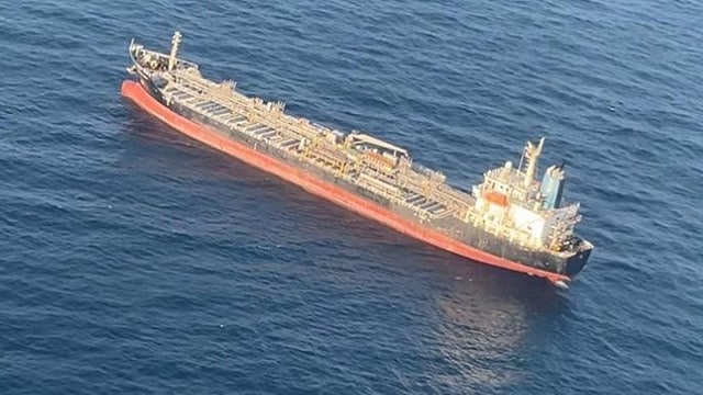 ship attacked in Arabian Sea
