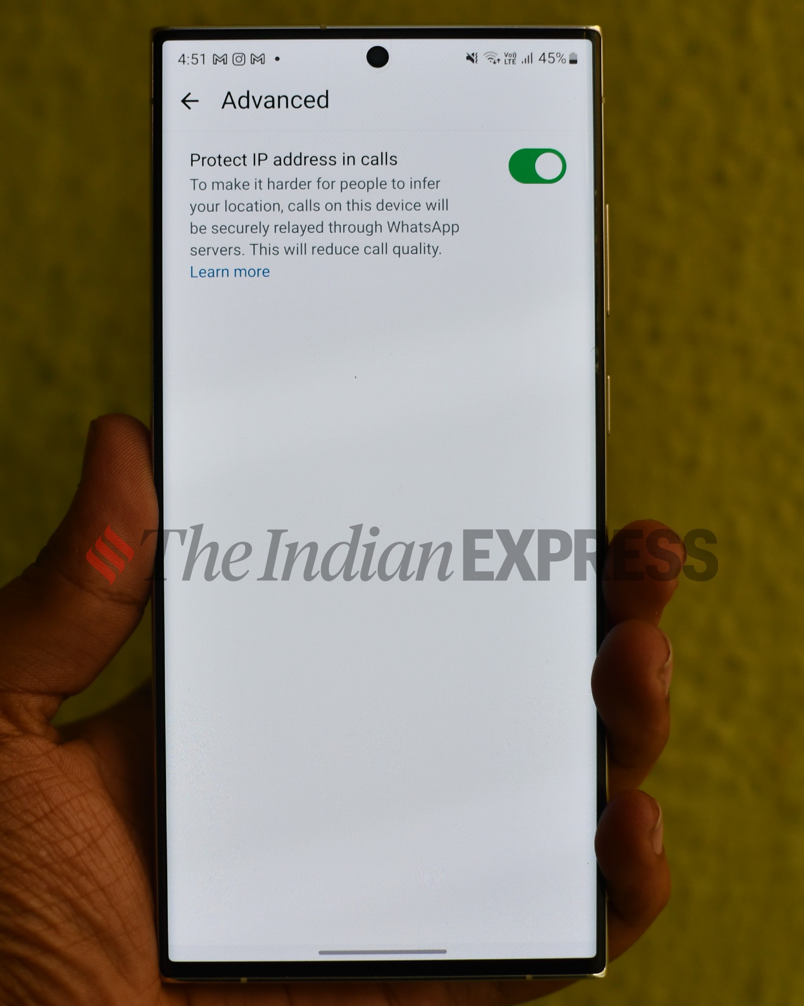 Protect your IP address on WhatsApp