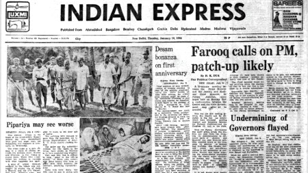 PM-Abdullah Meet, Indira Gandhi, Farooq Abdullah, Yadavs vs Dhanuks, Governor Office Row, editorial, Indian express, opinion news, indian express editorial