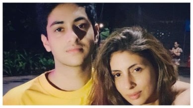 Agastya Nanda on how he is trolled by mom Shweta Bachchan.