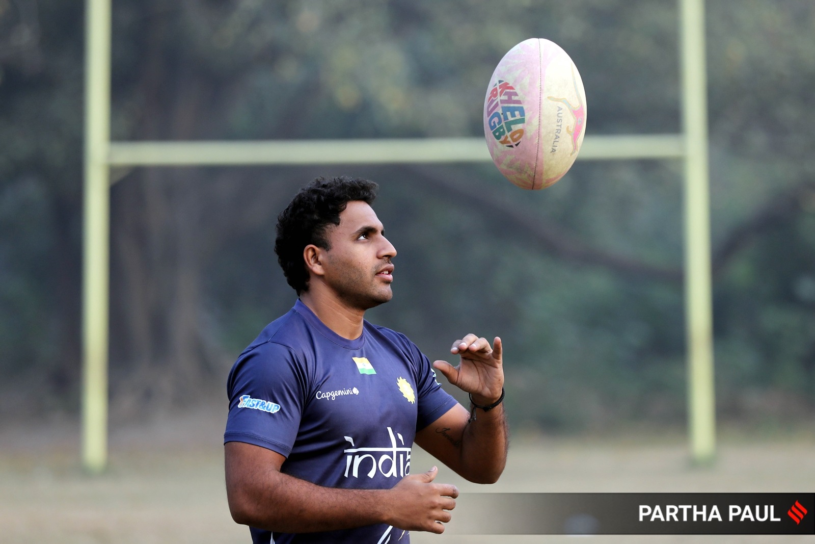 Balmiki is the first player from a basti in India to be invited by an American rugby club to play. 
