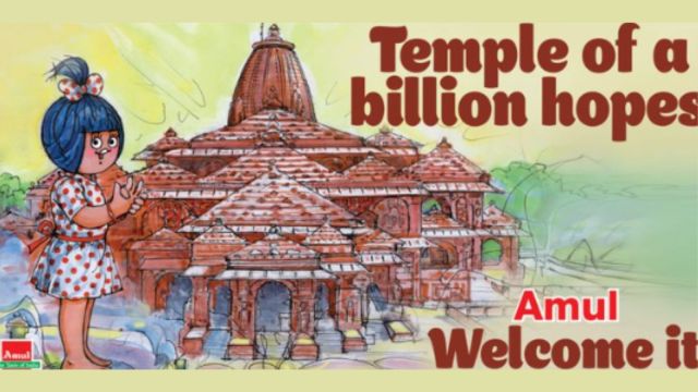 Amul’s ad welcoming Ayodhya Ram Mandir inauguration sends ripples ...
