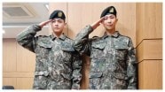 BTS Members RM And V Post First Pictures In Uniform After Military 