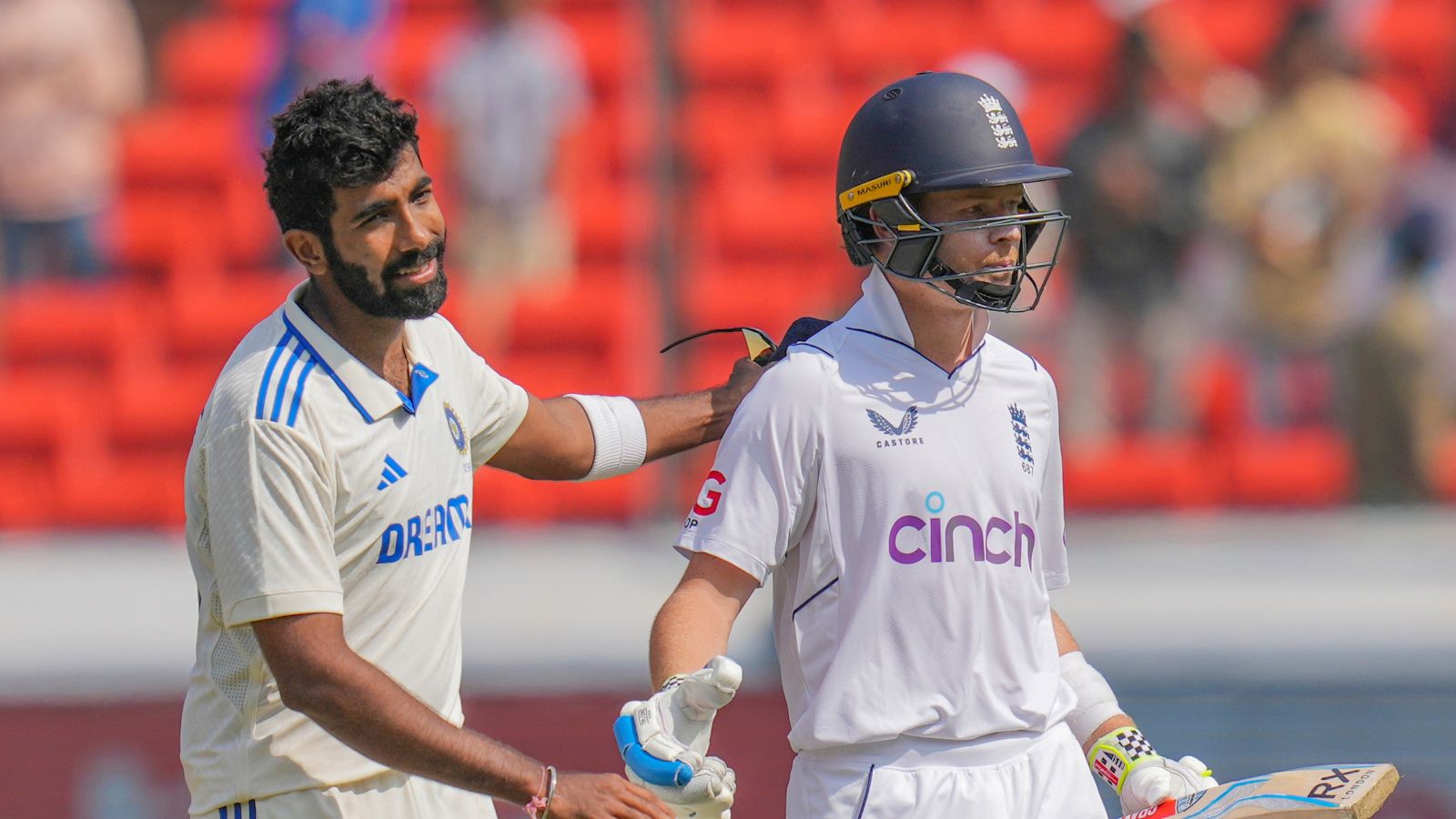 Jasprit Bumrah reprimanded for ‘inappropriate physical contact’ with ...