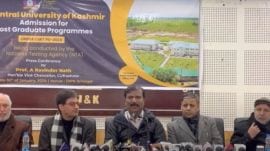 The announcement was made by Central University of Kashmir's Vice Chancellor Professor A. Ravinder Nath.