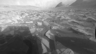 The Curiosity Rover was on a break from operations due to the solar conjunction.