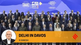 World Economic Forum, Davos 2024, WEF, made in India remarks, global economy, indian economy, Artificial Intelligence, AI talks, WEF meeting, WEF meeting challenges, climate change, misuse of technology, CII India Business Hub, who is WEF host, WEF news, indian express news