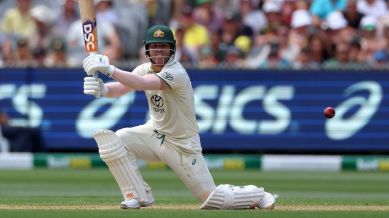 Australia's David Warner bats against Pakistan during their cricket test match in Melbourne. (AP | PTI)