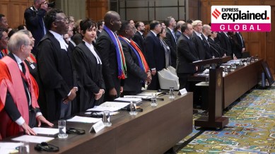 Judges at the ICJ hear a request for emergency measures by South Africa, who asked the court to order Israel to stop its military actions in Gaza, in The Hague