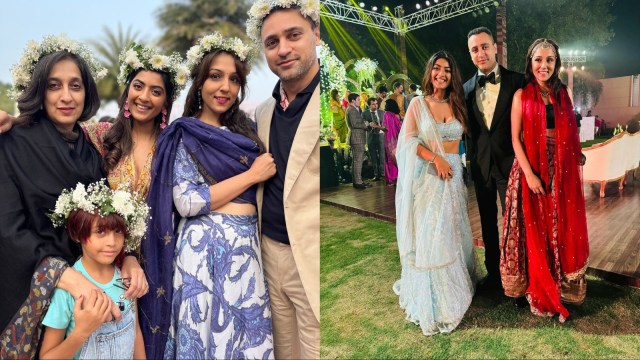 Imran Khan mother Muzhat Khan- daughter Imara malik Khan- girl friend Lekha Washington- Zain Khan