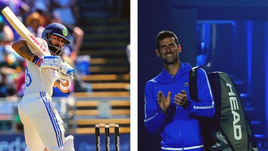 Virat Kohli and Novak Djokovic have forged a bond via text messages