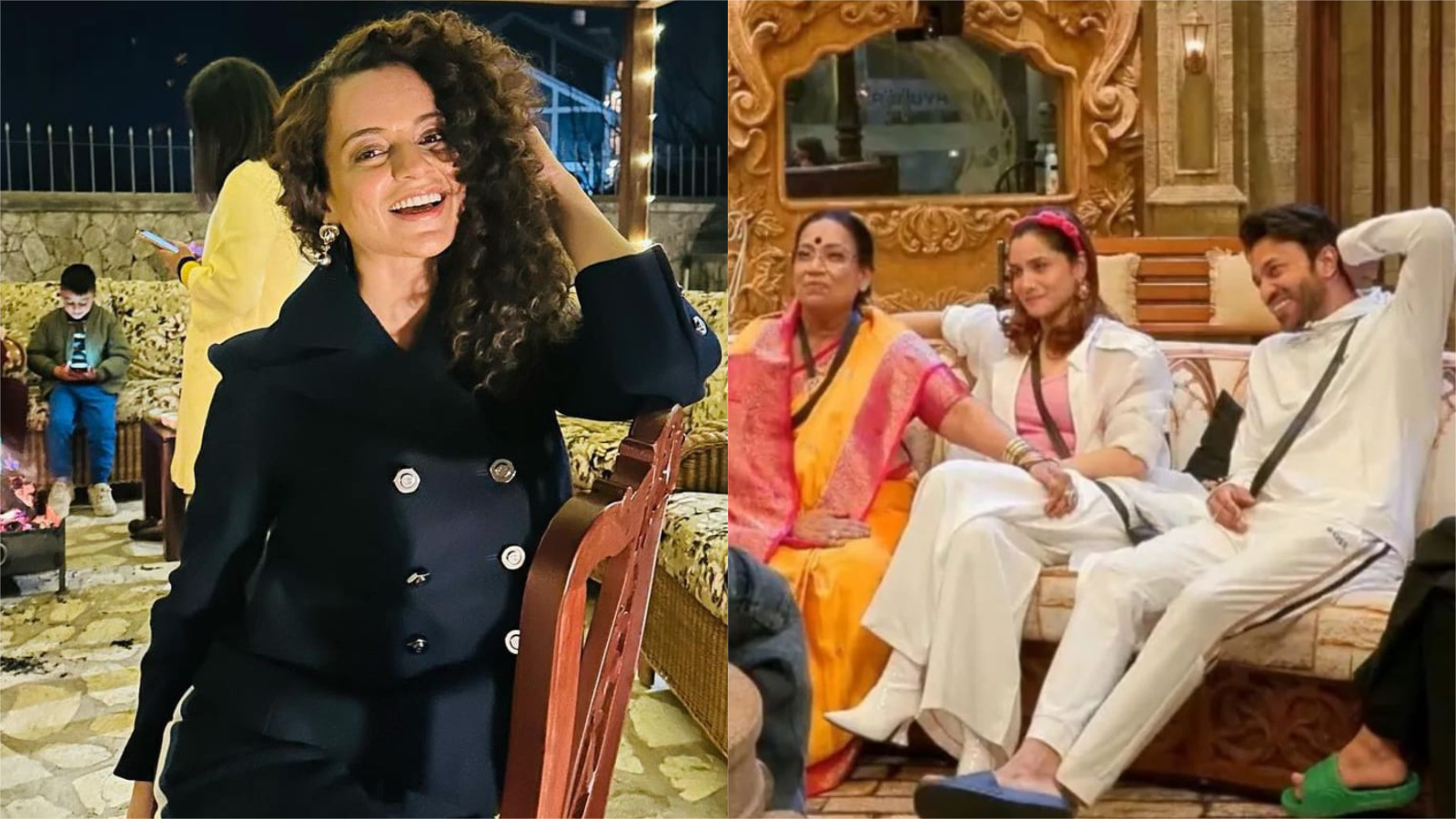 Kangana Ranaut- Ankita Lokhande- Vicky Jain- Rajana Jain- Bigg Boss 17