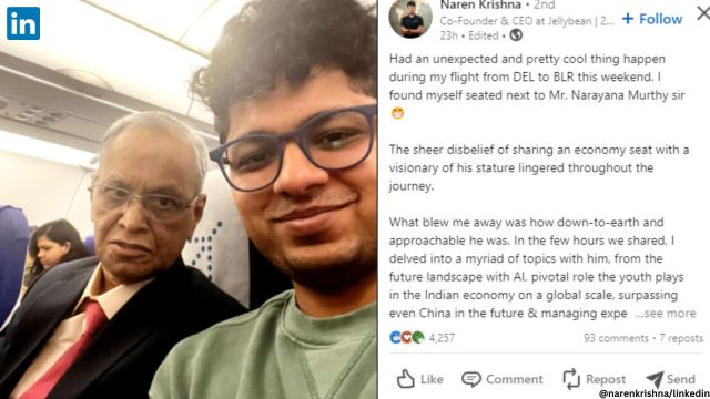 The post has over 4,000 likes.