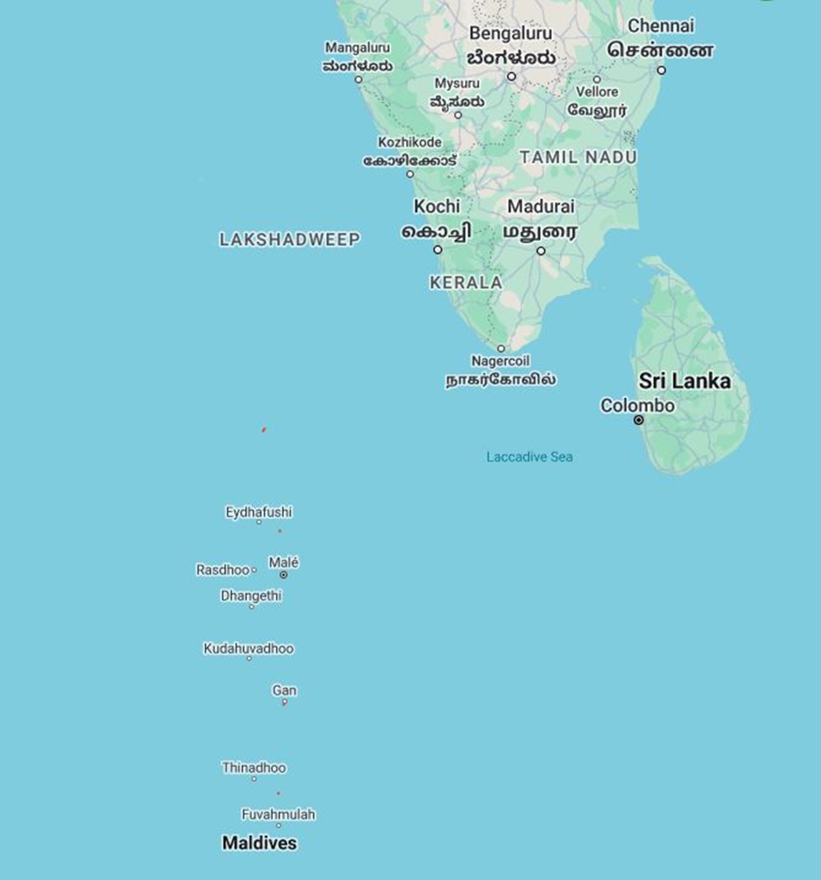 India Maldives Ties Amid Row Why The Two Countries Need Each Other   Maldives Map 