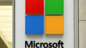 The Microsoft store sign is pictured in the Manhattan borough of New York City, New York, U.S., January 18, 2022. REUTERS/Carlo Allegri/File Photo