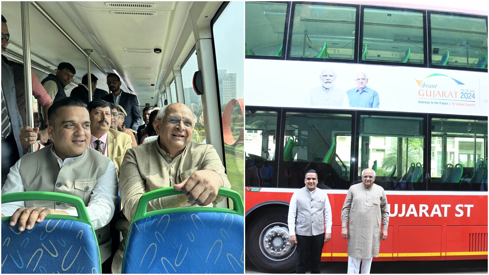 CM, minister take inaugural ride as doubledecker buses launched