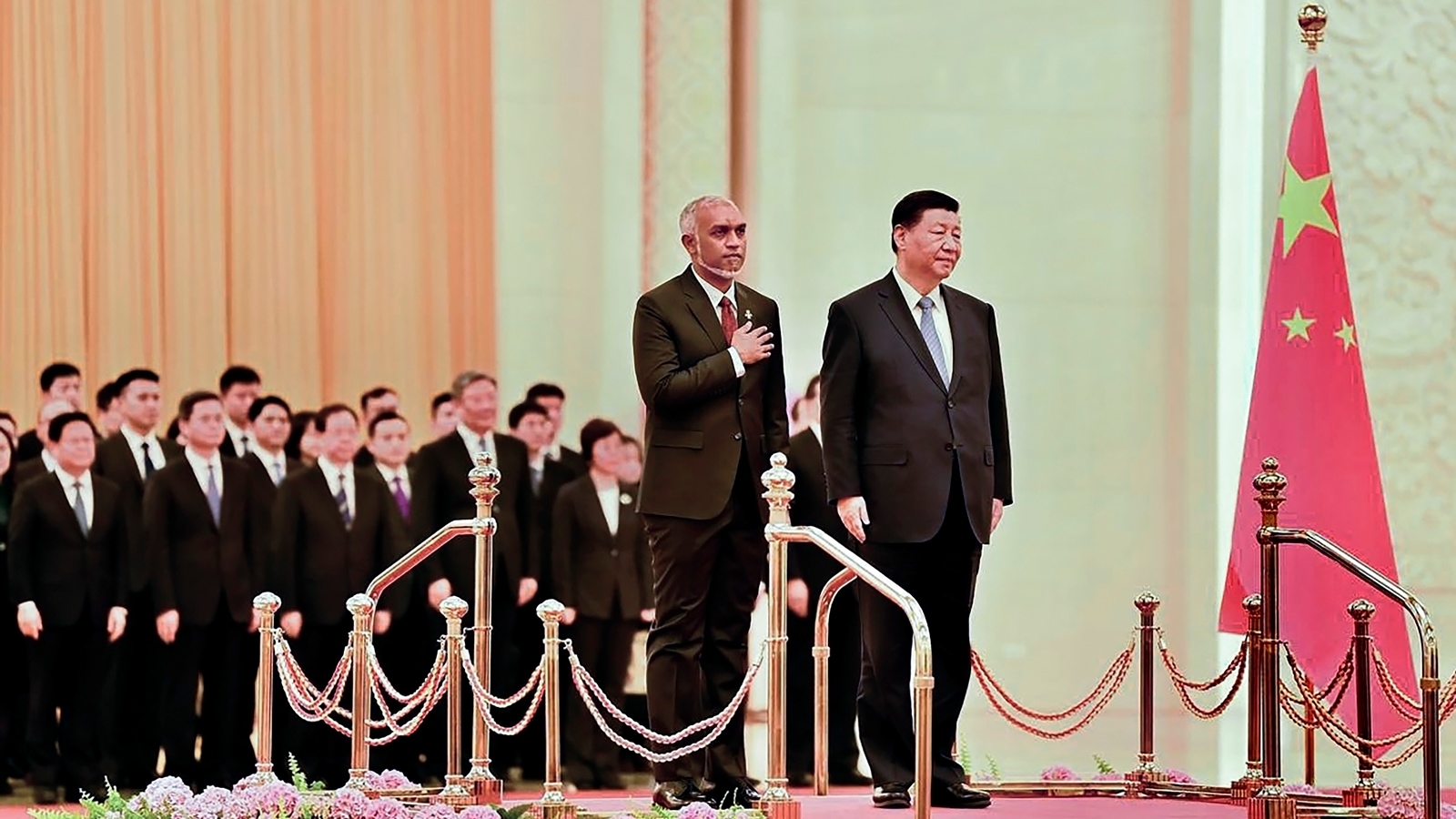 China president xi jinping stole 3000 metric tons water from Tibet glacier gift to Maldives Mohamed Muizzu now modi government will respond