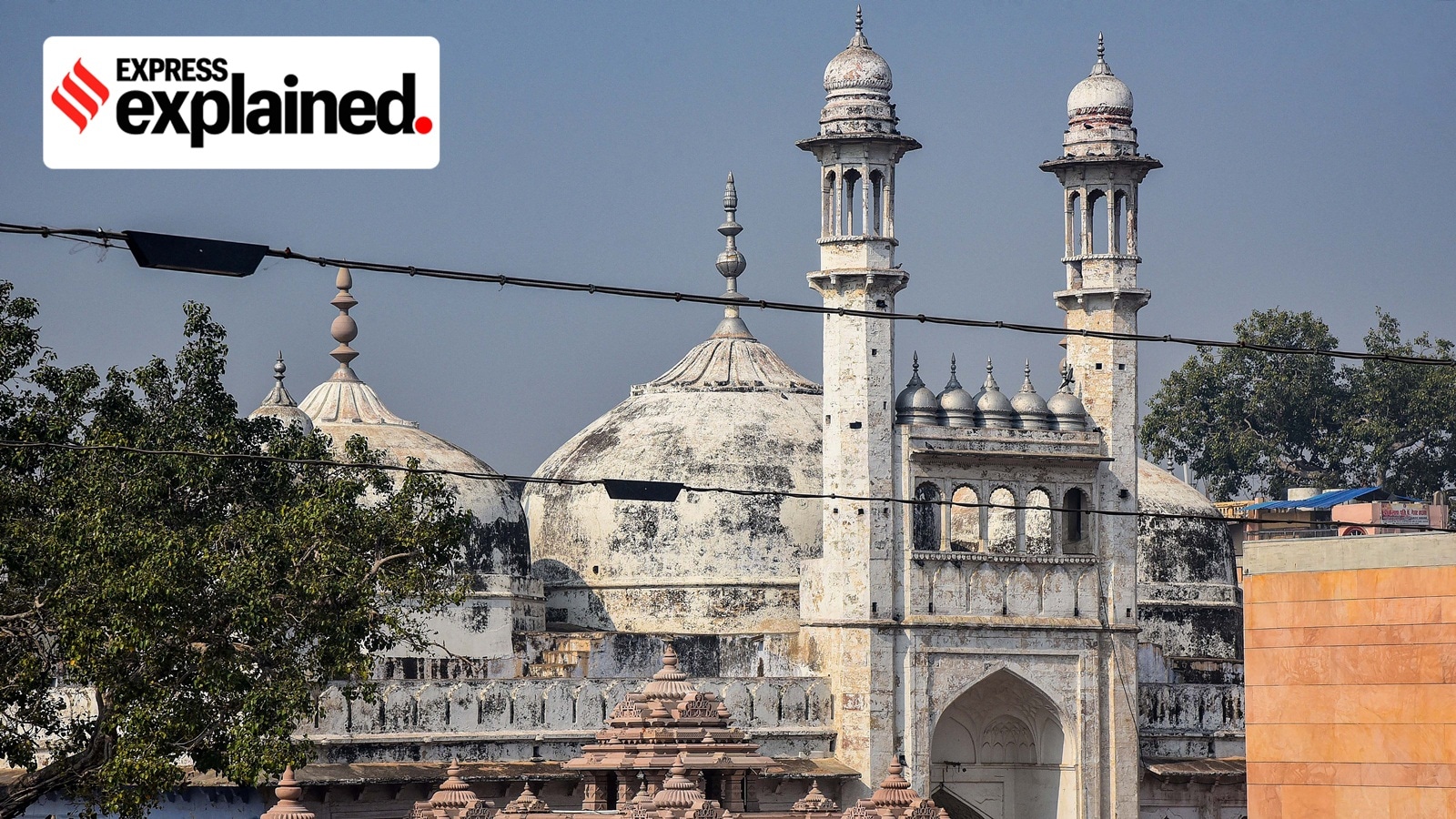 The Gyanvapi mosque, in Varanasi, Monday, Jan. 29, 2024.