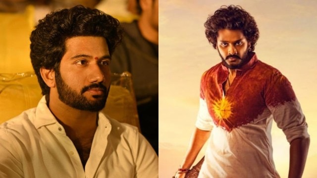 Prashanth Varma (L) and Poster of HanuMan (R)