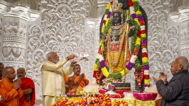 Ram not dispute, is solution: Modi