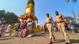 Bhima Koregaon anniversary, Indian Constitution Images, Baba Saheb Bhimrao Ambedkar, Jaystambh, DR BR Ambedkar, Battle of Koregaon Bhima, architect of the Constitution, indian express news