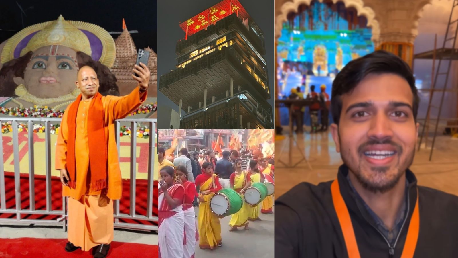 Celebration Of Ram Mandir Pran Pratistha All Around The World, Complete 