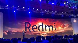 Anuj Sharma, CMO of Xiaomi India, is pictured here during the company's event.