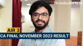 ICAI CA Final November 2023 Result: This was Rishi's first attempt for the Final exam in which he appeared for both groups.