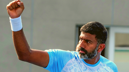 File photo of India's Rohan Bopanna at the 19th Asian Games in Hangzhou. (PHOTO: PTI)