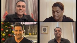 Virender Sehwag took on Wasim Akram, Waqar Younis and Shoaib Akhtar