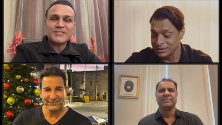 Virender Sehwag took on Wasim Akram, Waqar Younis and Shoaib Akhtar