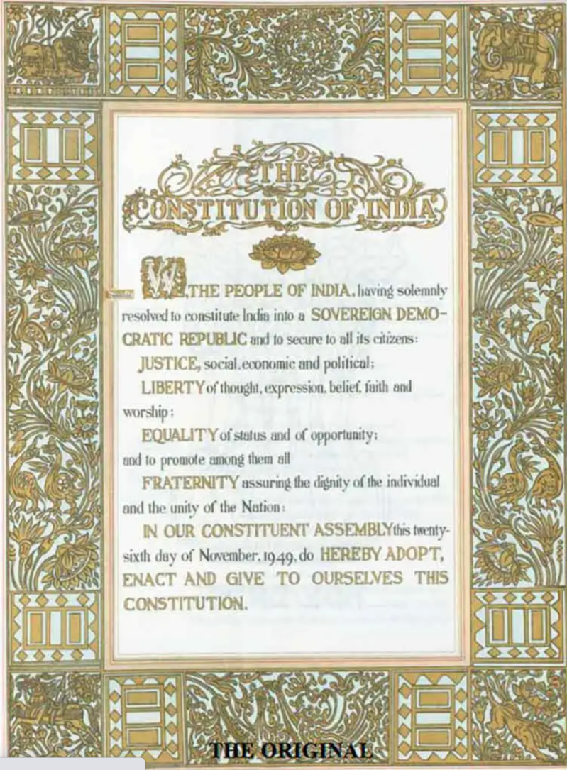 The Indian Constitution 