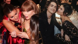 Selena Gomez- taylor Swift- Timothee Chalamet Kylie Jenner went viral after Golden Globe Awards 2024