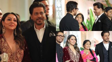 Shah Rukh Khan and Gauri attend Aamir Khan's daughter Ira Khan's Mumbai Reception