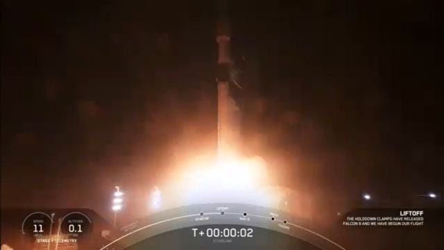 SpaceX used its Falcon 9 rocket to launch the 21 satellites.