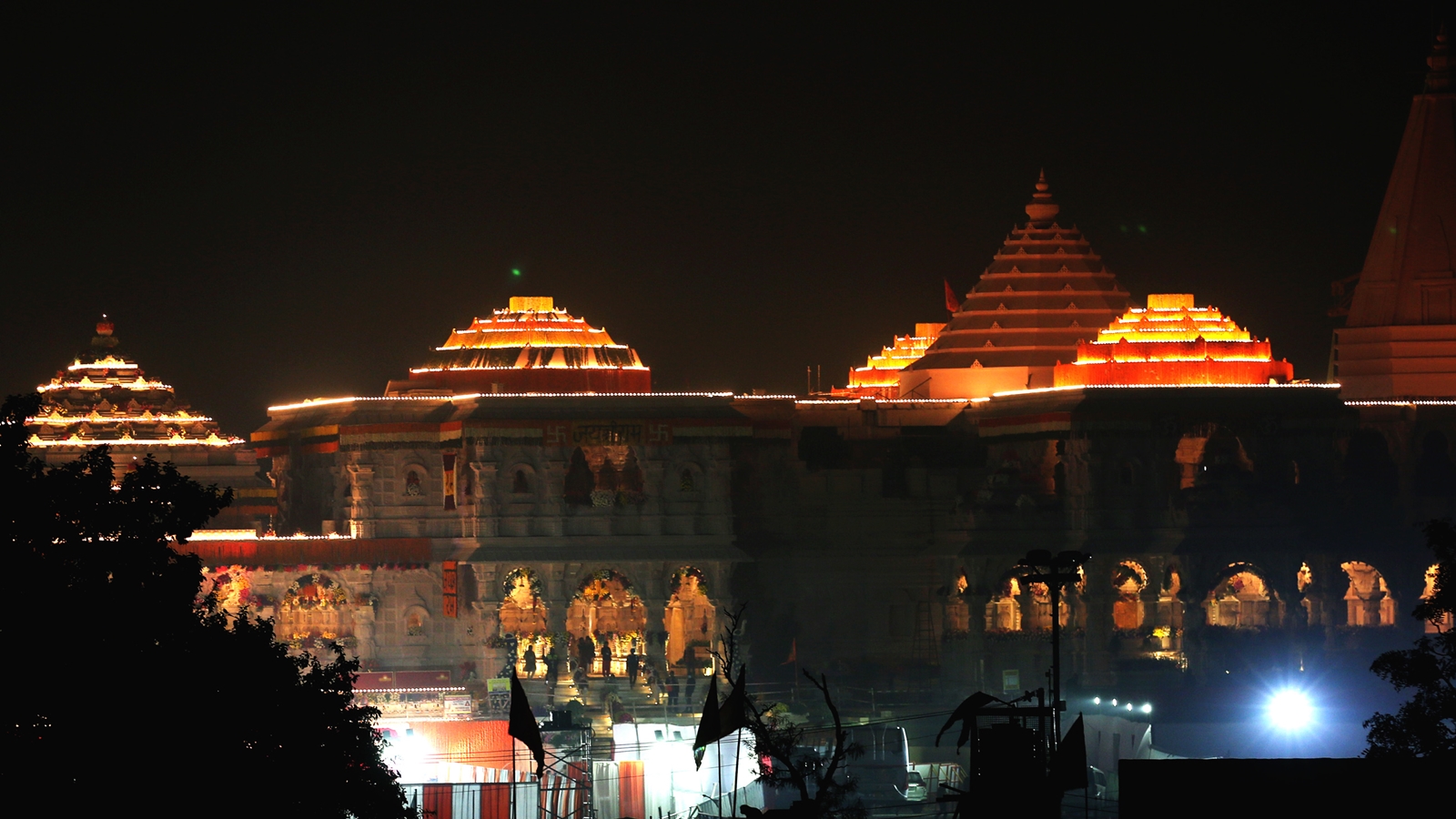 Ayodhya Wears Festive Look, Stage Set For Ram Temple Consecration ...