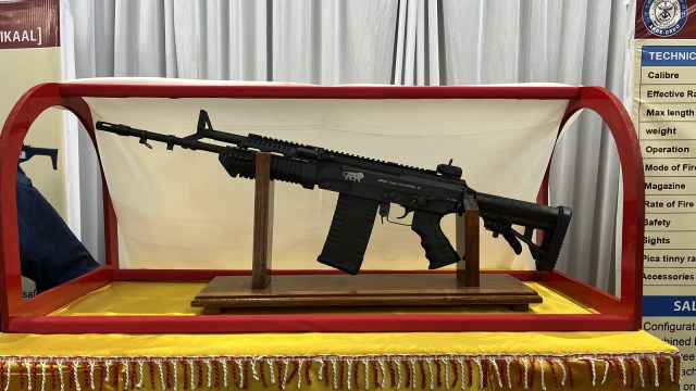 DRDO launches indigenous assault rifle for armed forces