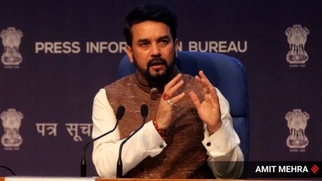 Union minister Anurag Thakur