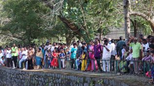 Tamil Nadu zoo sees rush during Pongal festival.